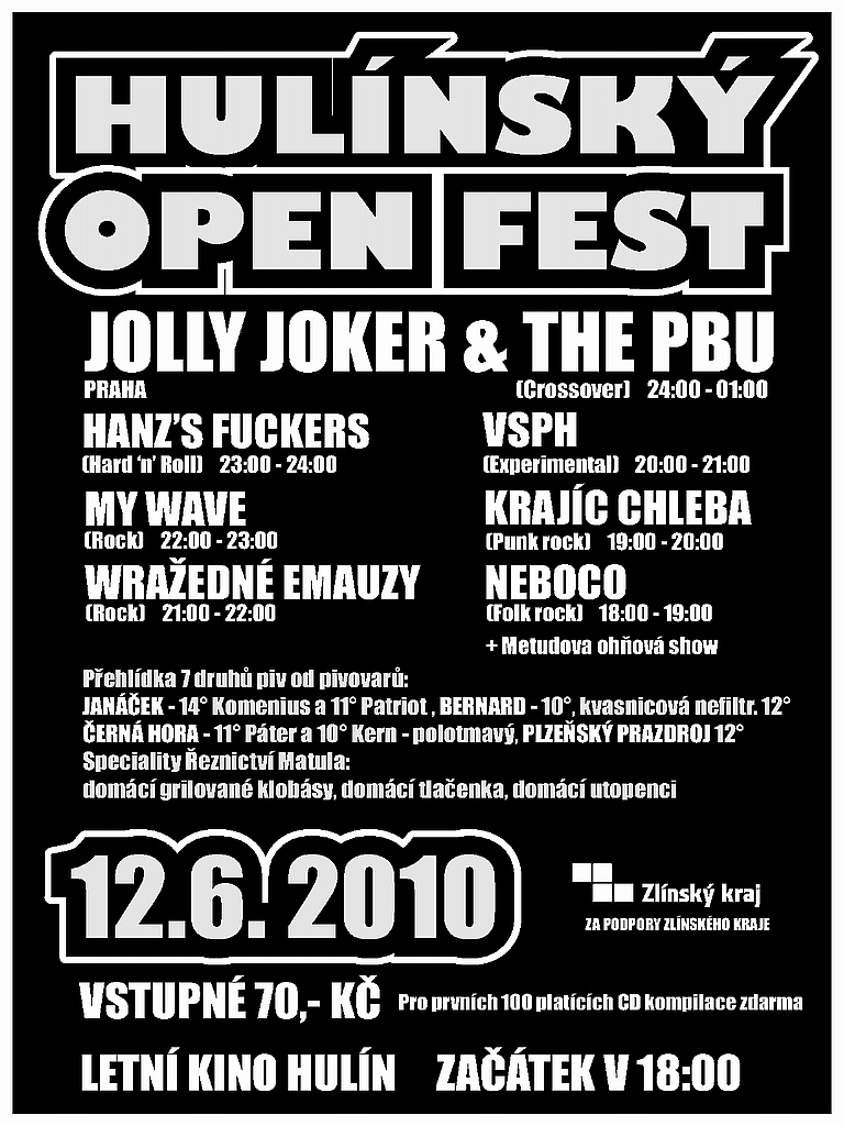 Hulínský Open fest 2010